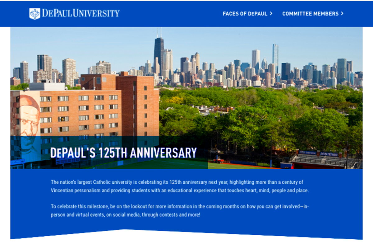 DePaul Gears Up For 125th Anniversary With Call For Nominations ...